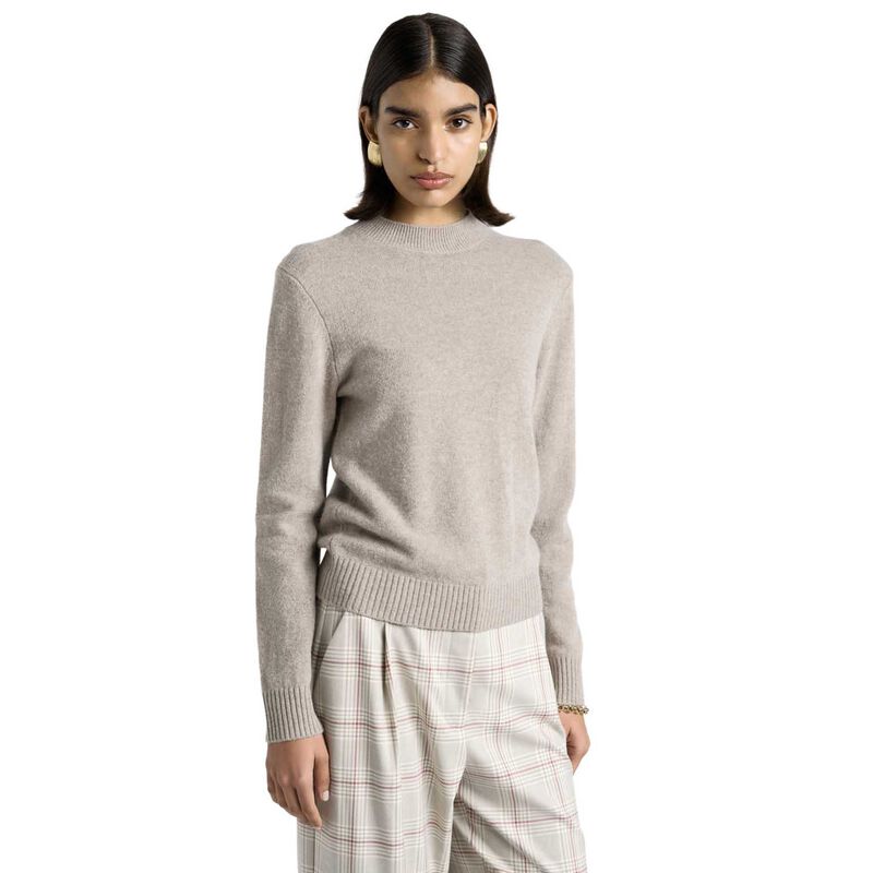 Cue Merino Cashmere Blend Mock Neck Knit image number 0